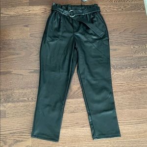 NWT VEGAN LEATHER PANTS